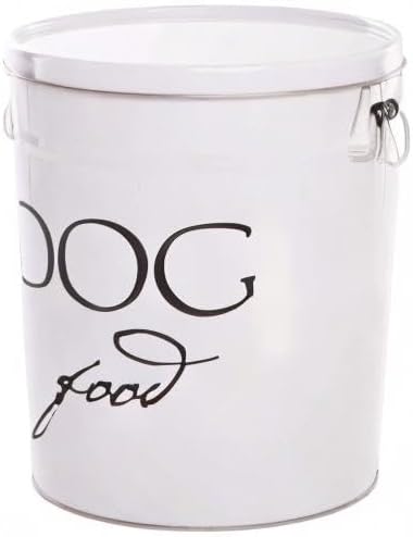 Harry Barker Pet Food Storage Collection, Classic White Food Storage - Small