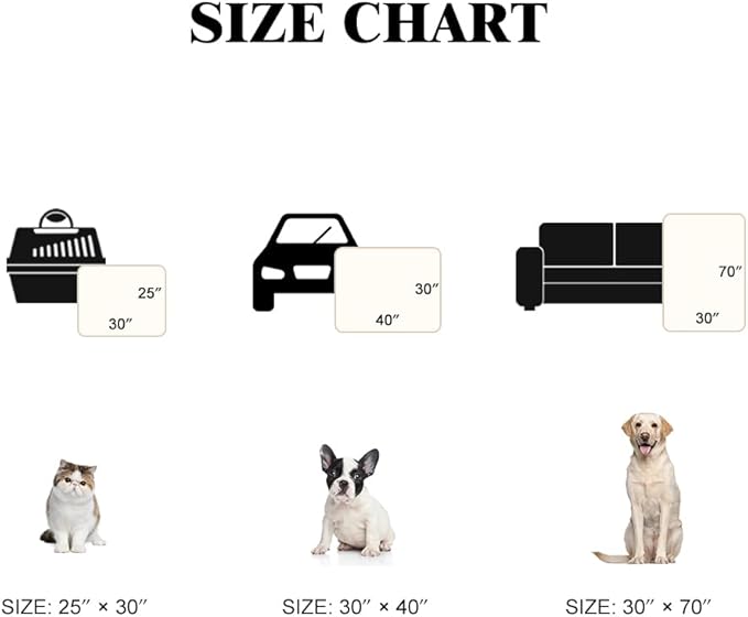 Qeils Dog Blankets for Small Dogs - Waterproof Pet Blanket Washable - Sherpa Fleece Puppy Blanket, Soft Plush Reversible Dog Blanket for Bed Couch Car Sofa, 40"X50", Grey Paw Print