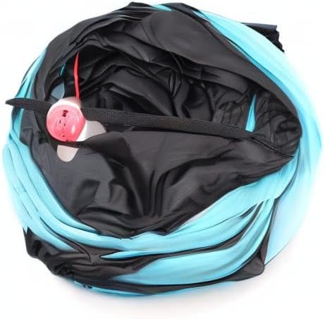 Bemodst Cat Tunnel for Indoor Cats, 2 Way/3 Way/4 Way/5 Way Cat Tubes and Tunnels Collapsible S-Shape Small Animal Tubes Kitty Tunnels Interactive Maze Cat Toy for Kitten Rabbit Ferret - 4 Way