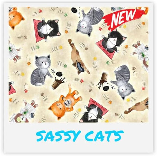 Kitty Kick Stix 15" Catnip Kicker Toy – Set of 2 | Handmade in USA | Interactive Cat & Kitten Toy | Durable Kicker Packed with 100% Potent Catnip for All Breeds (Sassy Cats)