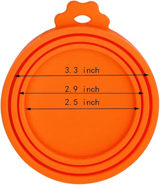 8 Pcs Pet Can Covers, Food Can Lids for All Standard Size Dog Cat Cans.