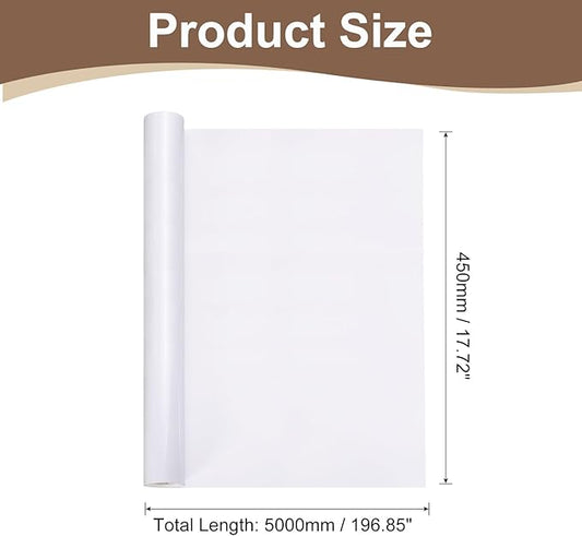 uxcell Anti Scratch Furniture Protector, 1 Roll 197" x 18" Single-Sided Sticky Couch Protector from Cat Claws, Clear Protectors from Cats Scratching for Sofa Corners, Walls, Doors