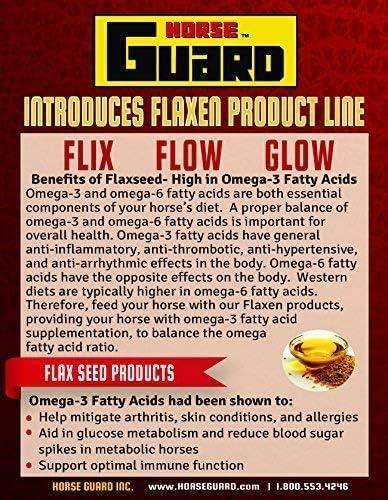 Glow 40 lb, Aids in Weight Gain for Horses and Improves Coat and Condition, High in Omega-3’s