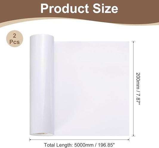 uxcell Anti Scratch Furniture Protector, 2 Rolls 197" x 8" Single-Sided Sticky Couch Protector from Cat Claws, Clear Protectors from Cats Scratching for Sofa Corners, Walls, Doors