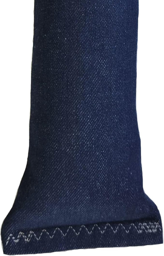 Extra Large 18" Catnip Kicker Toys/Kitty Kick Sticks/Cat-Nip Kick Sticks (Denim) (Kickers Filled with 1 oz Premium Canadian Catnip)