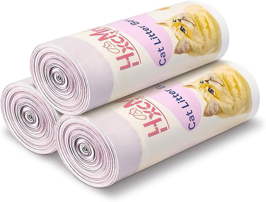 60 Count Self-Cleaning Litter Box Liners for MW-SCO1/MW-SC02/MW-LR01 - Leakproof & Odor-Control Design, 2x Thicker Material Than Standard Liners, Automatic Cat Litter Box Accessories