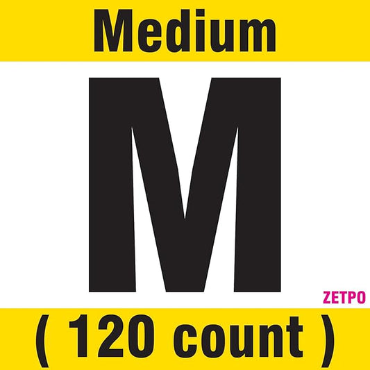 zetpo Cat Nail Caps | Cat Claw Covers | with Adhesives and Applicators (M, 12x Colors/Luna | 120 pcs)