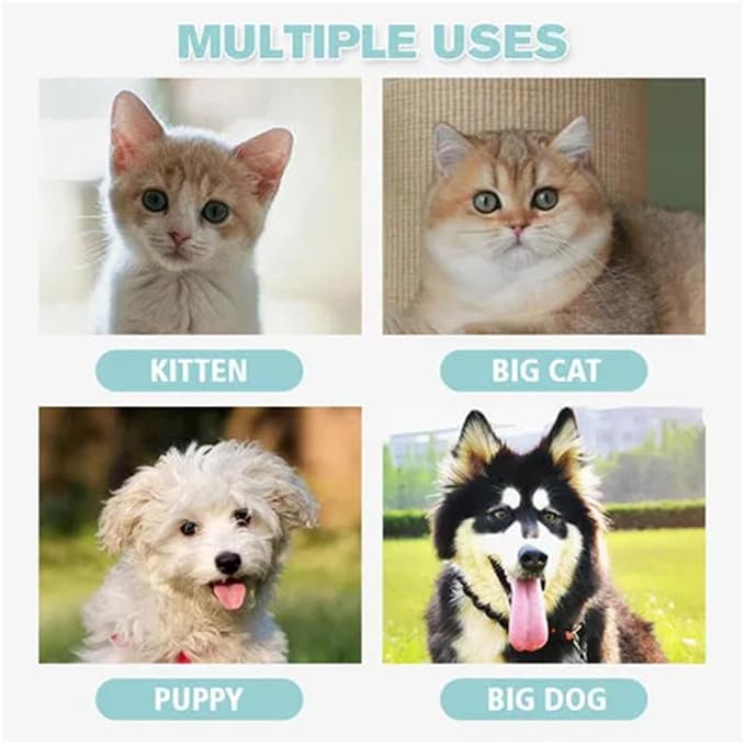 LED Pet Nail Clippers,Upgrade Cat Nail Clipper with Light,Cat Claw Trimmer Nail Clippers for Dogs,Trim Your Pets Nails Easy and Pain-Free Grooming Tool for Small Animals (Blue 1PCS)