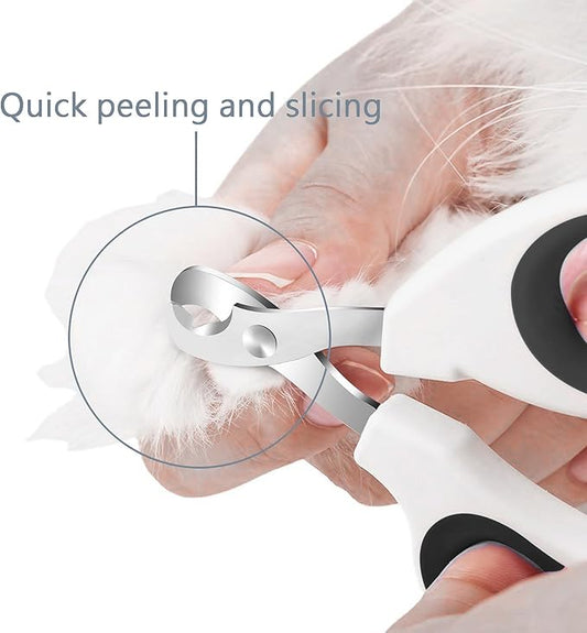 Cats & Dogs Pets Nail Clippers & Trimmers Rabbit Nail Clippers cat Nail Clippers for Indoor Cats cat Claw Clippers with Safety Guard Professional Grooming Tool for Cat Kitten