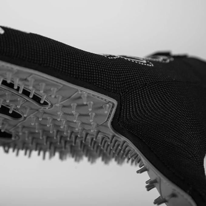 Seibertron Patented P.G.M.G-1 Pet Hair Remover/Deshedding Grooming Gloves Seven Sizes Fit All Works for Dogs, Horses, Cats and Other Animals Short Fur(1-Pair) Adult Black S