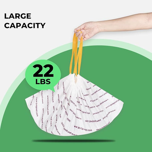 60 Pack Easy-Pull Cat Litter Box Liners Replacement Compatible with Autoscooper 11 Self Cleaning Litter Box and Most Automatic Litter Boxes