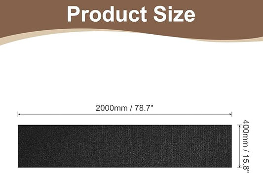 uxcell Self-Adhesive Cat Scratching Mat, 1 Roll 78.7" x 15.8" Couch Protector from Cat Claws for DIY Sofa, Wall, Doors, Cut Anti Cat Scratch Pad Carpet Mat, Black