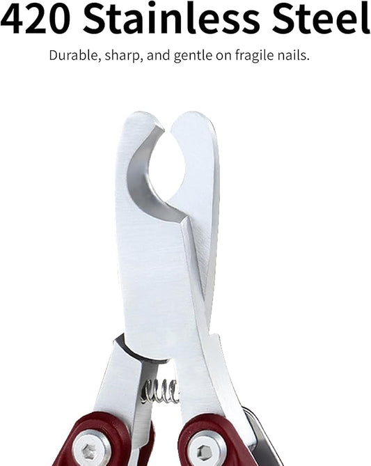 Dog Nail Trimmers & Dog Nail Clippers for Grooming - Small Dog Nail Clippers - Safe and Easy Stainless Pet Supplies