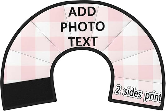 Custom Cat Cone Collar Soft Post-Surgery Comfort Pet Recovery Collar for Spay Safety Elizabethan Collar
