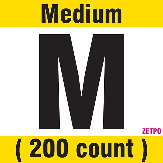 zetpo Cat Nail Caps | Cat Claw Covers | with Adhesives and Applicators (M, 20x Colors | 200 pcs)