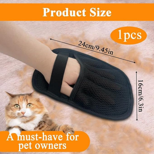 Electrostatic Pet Hair Removal Glove, Reusable Static Removal Gloves for Pets Hair, Versatile Pet Grooming Gloves for Couch, Furniture, Carpet, Car Seat