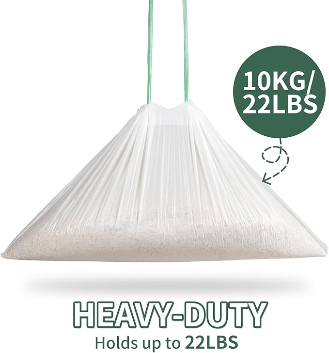 ANWA 120 Count Cat Litter Box Liners for Automatic Cat Litter Box and Litter Box Robot 4/3, Heavy-Duty, Extra Thick, Economy Bulk Pack