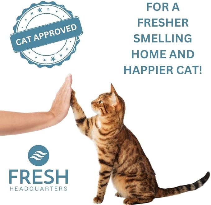 6-Pack Activated Carbon Filters for Litter Box - Unscented Pre-Cut Activated Carbon Filter Replacement - Absorbs Odors and Dust - Compatible with Litter Robot 4 Model, Made in USA