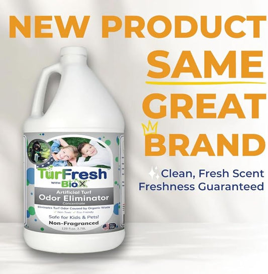 Turfresh with BioX Artificial Turf Odor Eliminator Concentrate - Non-Fragrance 1 Gallon