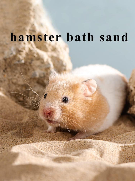 Hamster Bath Sand, 15.4lb Dust Free Desert Sand or Potty Litter Sand for Hamster Chinchillas Gerbil Syrian Mice Small Animals(Beige)