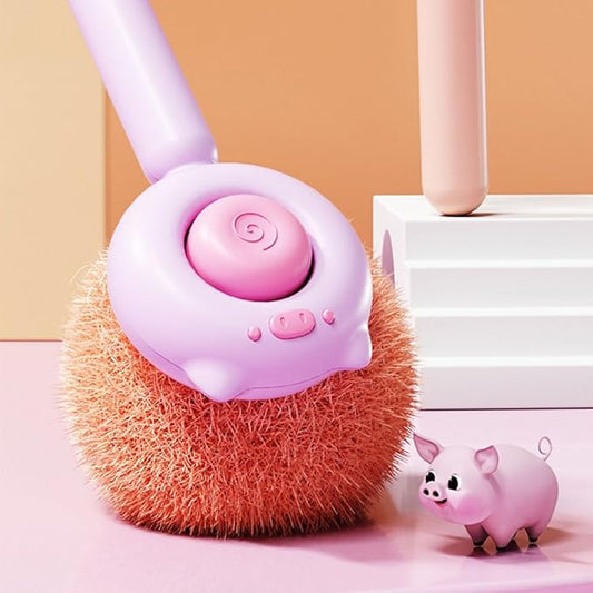 Cat Brush for Short or Long Haired Cats Dogs Rabbits, Cute Dog Brush with Release Button for Massage and Removes Loose Fur