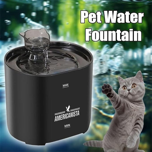 Pet Water Fountain Dispenser for Drinking Indoor and Outdoor Automatic Fresh Water 2.2L Capacity Ultra-Quiet, Filtered & Efficient