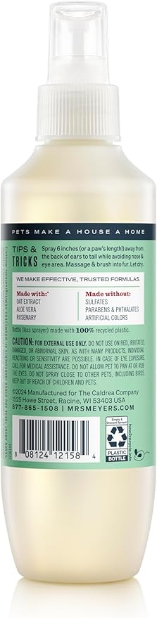 MRS. MEYER'S Clean Day Cat Deodorizing Spray, Sweet Chamomile Scent, 8oz