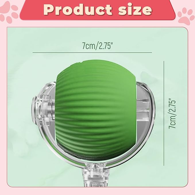 New Interactive Rolling Dog Ball, 360° Interactive Cat Toys for Indoor Cats, Electric Balls for Small Medium Dogs Cats, Grey 1pcs