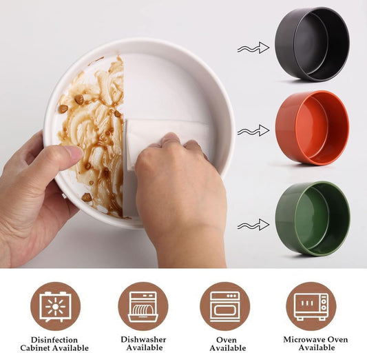 Petygooing Black Elevated/Raised Ceramic Dog Bowl for Small Breeds, Dog Food Water Dish with Stand,Pet Feeding Bowl with Anti Slip Rubber for Cats and Small Dogs Puppy 13.5 OZ (5.1In / 1.7 Cups)