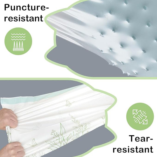 Bienbee Litter Box Liners, 120 Pack 36" x 19" Large Size Cat Litter Bags Extra Thick Cat Box Liners Easy Cleanup Tear Resistant Heavy Duty Cats Litters Pan Liner with Drawstring Pet Cats Supplies