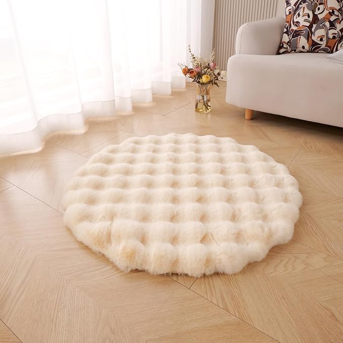 SHENGOCASE Pet Cushion Pad, Faux Fur Dog and Cat kneading Pillow, Cozy Bed Insert for Crate Pad Padding for Cage Kennel House Condo (27.6")