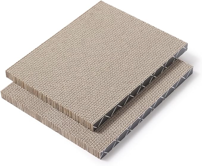 Hide & Scratch: Cat Scratcher Pad Pack; Cat Scratch Pad Refills for Hide & Scratch Scratcher Box (2 Pack)