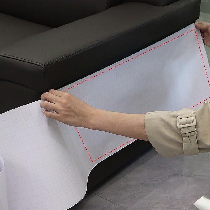 Anti Cat Scratch Furniture Protector, 118" x 12", Single Side Couch FurnitureProtector for Cats, 30 Twist Pins +1 Scraper