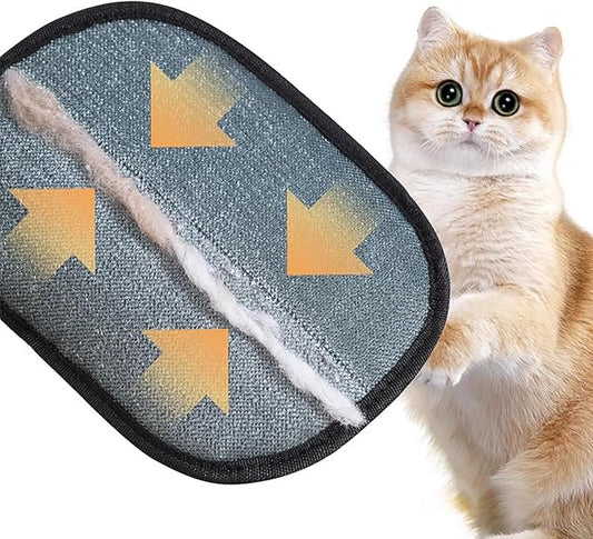 2 Pcs Pet Hair Removal Gloves for Dogs & Cats, Electrostatic Glove for Pet Hair, Cat Grooming Gloves for Hair Removal,Reusable Cat & Dog Hair Remover for Couch, Furniture, Carpet, Curtain