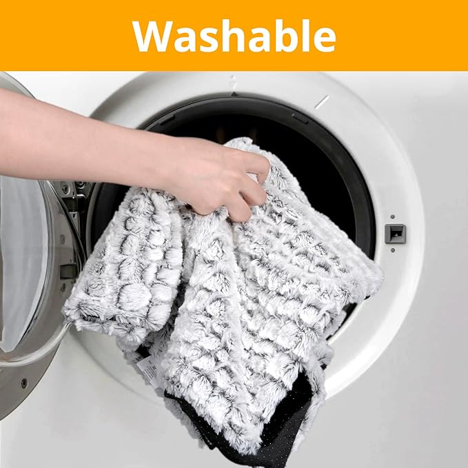 Self Warming Cat Bed, 30" x 20" Ultra Soft Cat Dog Pet Heating Pad for Indoor Outdoor, Non-Slip Heated Dog Mat Thermal Blanket