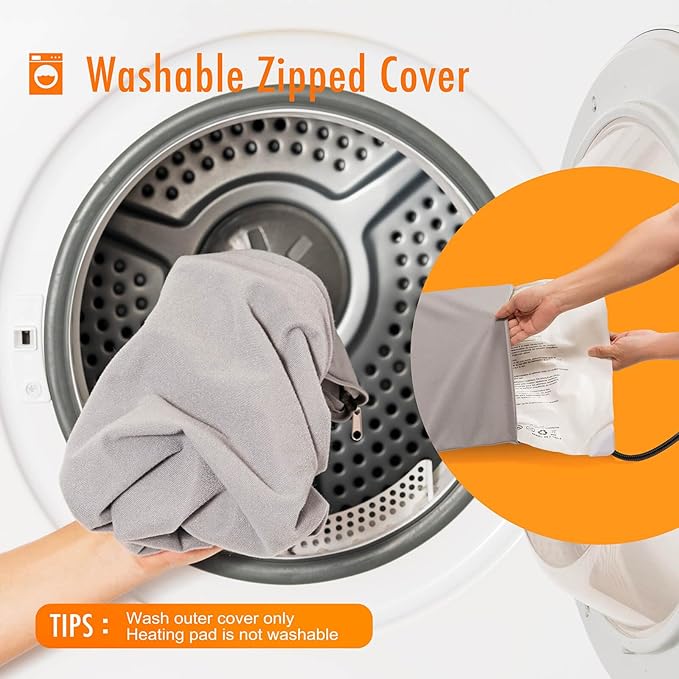 Pet Heating Pad for Cats and Small Dogs – Heated Cat Bed with 4-Level Timer & 6-Level Temperature, Waterproof Indoor Warming Mat with Chew-Resistant Cord & Soft Washable Cover, 16"x28"