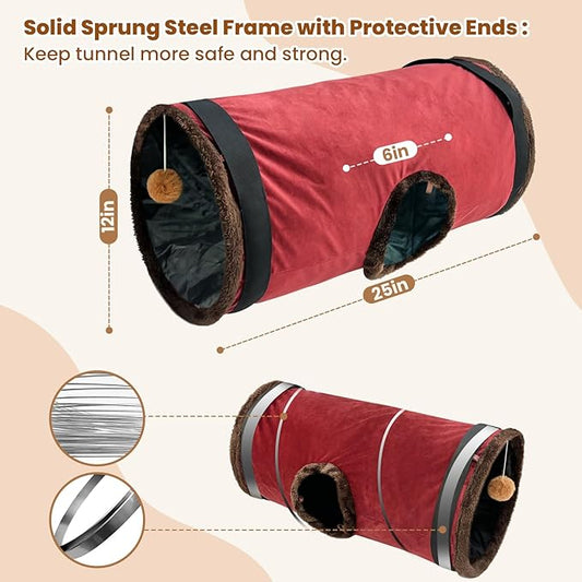 Hanging Cat Hammock, Cat Shelves, Cages for Pets, Cat Tunnel, Hanging Soft Pet Bed for Kitten Ferret Puppy Rabbit or Small Pet