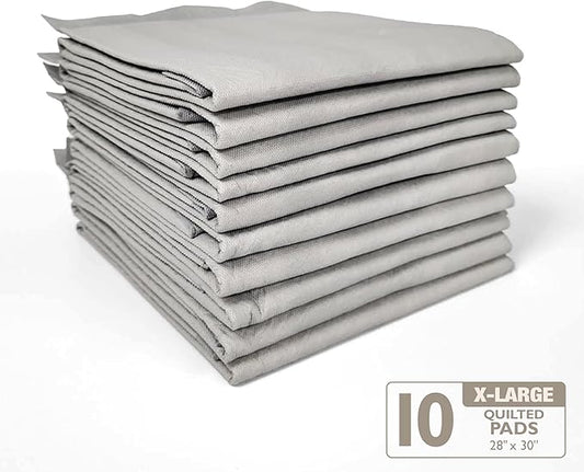 Four Paws Wee-Wee Cat Pee Pads, Disposable Litter Box Mats, Advanced Multi-Cat Odor Control, Fast Absorption Cat Box Pee Pads for Litter Tracking, 28" x 30", Unscented, 10 Count