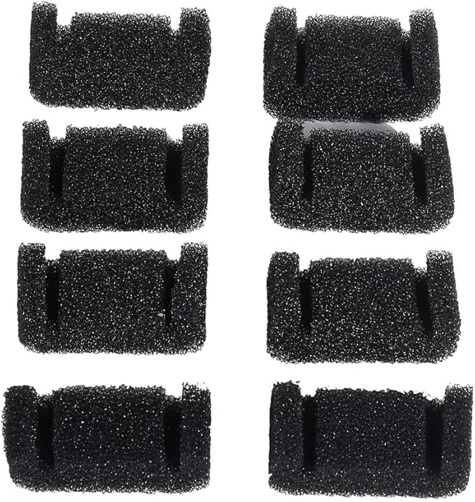 8Pack Cat Fountain Filter Sponges for Stainless Steel Fountains Replacement Foam Pre-Filter Sponges for Pet Dog Automatic Water Dispenser,U Shape