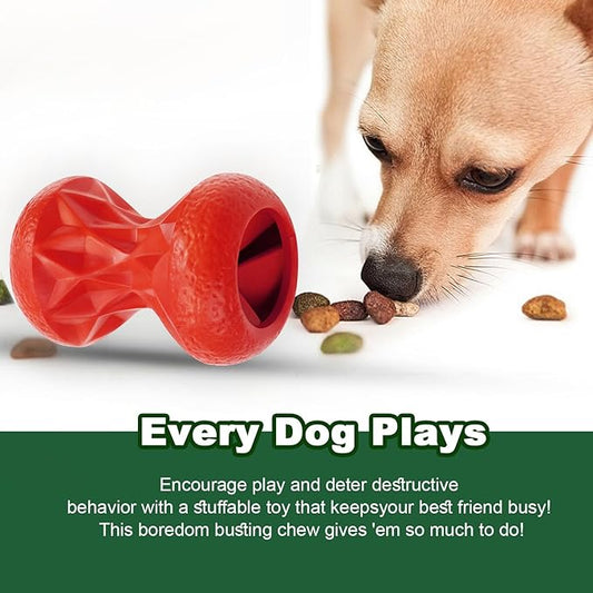 Interactive Durable Bones Dog chew Toys for Aggressive chewers Rubber Dog Toys for Boredom and stimulating