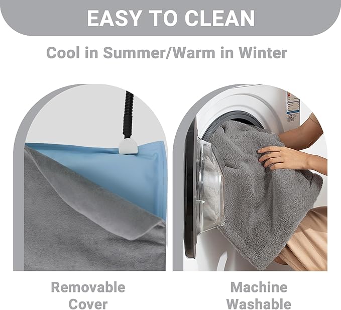 Pet Heating Pad for Dog Cats, Temperature Adjustable Pet Heated Bed with Timer, Cat Heating Pad Outdoor Indoor with Overheating Protection, Pet Warming Pad for Cat Dog House Outside