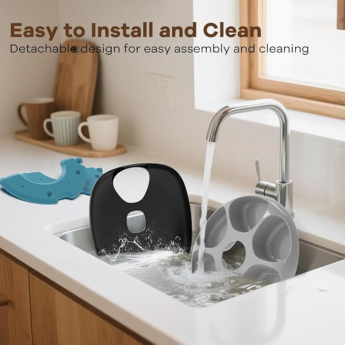 Automatic Cat Feeder Wireless, Sharper Image Auto Cat Food Dispenser for Wet Food with 2 Ice Packs, Rechargeable Auto Feeder for Cats with Programmable Timer Low Battery Indicator, Black