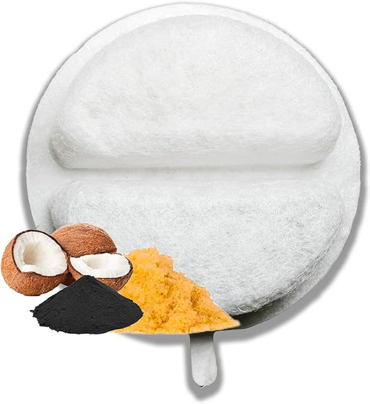 NISPIRA Triple Filtration Charcoal Water Filter for 84oz/2.5L Nugget Dog & Cat Water Fountain Dispenser 24 Pack