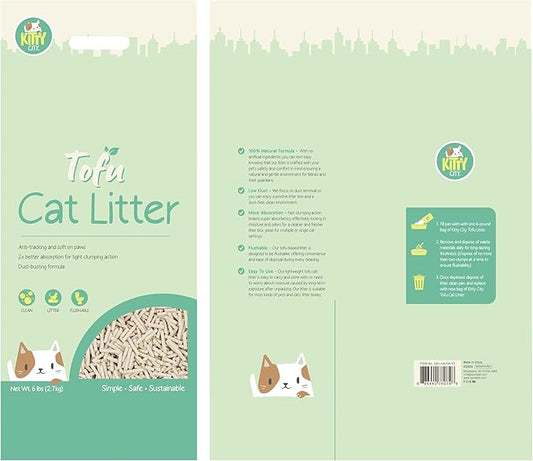Kitty City Tofu Litter 6LB