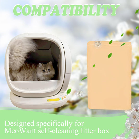 NewKe 10 Pack Pet Odor Eliminator for Meowant Self-Cleaning Cat Litter Box, Cat Litter Deodorizer Compatible with MW-SC01/MW-SC02/LB02, Cat Toilet Odor Deodorant Gel