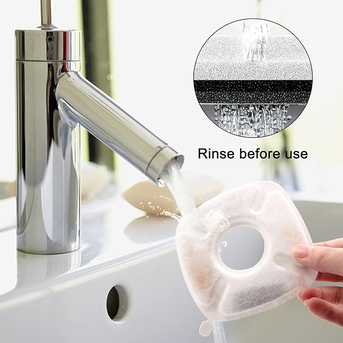 Pet Fountain Filters Compatible with 95Oz/2.8L Dog Water Fountain, Cat Water (16 Carbon filters+16 Sponge filters)