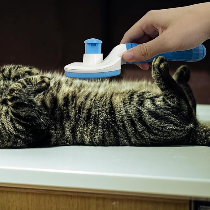 Pet Cleaning Deshedding Brush,Pet Hair Removal Brush for Shedding Massaging Grooming for Small Dogs,Cats,Rabbits