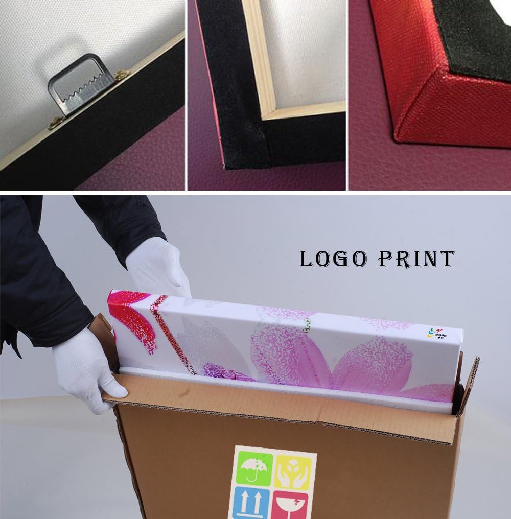 KREATIVE ARTS Canvas Print Wall Art Painting Contemporary Blue Tree In Black And White Style Fall Landscape Picture Modern Giclee Stretched And Framed Artwork (XLarge Size 80x40inch)