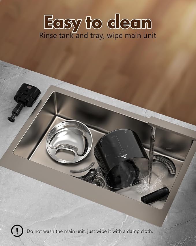 Wireless Cat Water Fountain Stainless Steel, AUPETM Cat Fountain 3.5L Battery Operated Pet Water Fountain for Cats Indoor, Motion Sensor Cat Drinking Fountain with 3 Sets Filter (5000mAh, WF080)