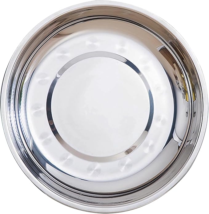 4Packs Cat-Bowls Cat Food Bowl - 6.1 Inch Stainless Steel Cats Feed Bowl for Indoor Cats Shallow and Wide Wet Food Plate Pet Feeding Whisker Fatigue Relief Pet Plate for Kitten Puppy Small Dog
